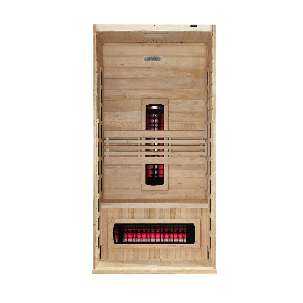 Golden Designs ***New 2026 Model*** Dynamic Martin 1-2 Person Full Spectrum Near Zero EMF FAR IR Sauna DYN-6006-03 FS