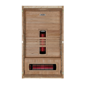 Golden Designs ***New 2026 Model*** Dynamic Santorini 1-2 Person Full Spectrum Near Zero EMF FAR IR Sauna DYN-6009-03 FS
