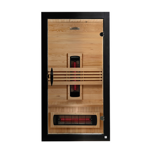 Golden Designs ***New 2026 Model*** Dynamic Santorini 1-2 Person Full Spectrum Near Zero EMF FAR IR Sauna DYN-6009-03 FS