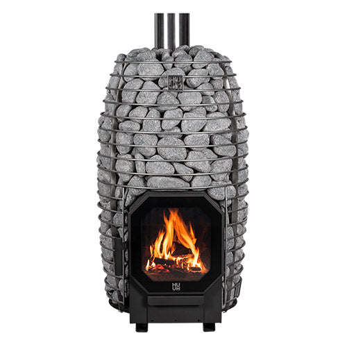 HUUM HIVE Flow Pkg 9.8kW Wood-Burning Sauna Stove Package 128271