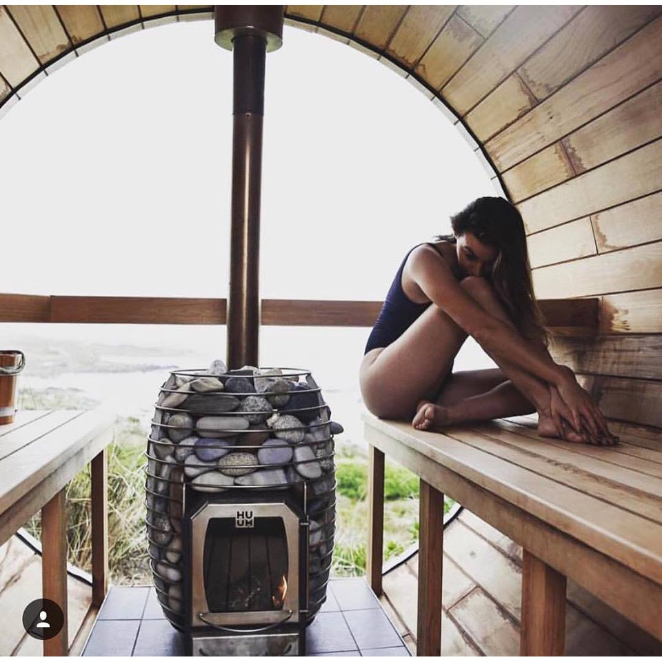 HUUM Barrel Sauna Chimney Kit Sauna Wood Stove Chimney Set H3101