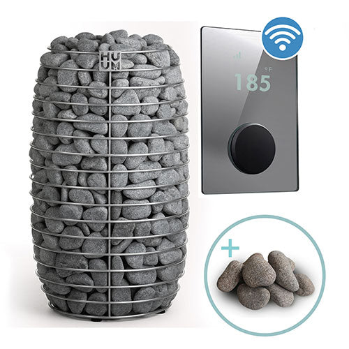 HUUM HIVE Mini Series 9.0kW Sauna Heater Package HIVE MINI 9STU PKG
