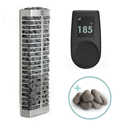 HUUM STEEL Mini 4STU Pkg STEEL Mini Series 3.5kW Sauna Heater Package 534-BDL-STEELM35STULB