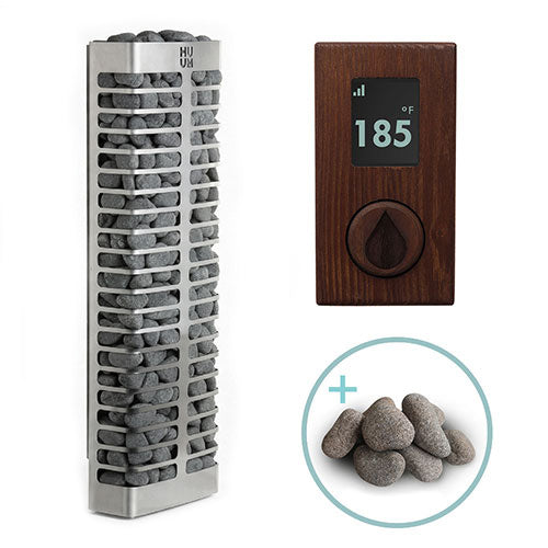 HUUM STEEL Mini 4STU Pkg STEEL Mini Series 3.5kW Sauna Heater Package 534-BDL-STEELM35STULB