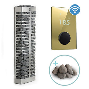 HUUM STEEL Mini 4STU Pkg STEEL Mini Series 3.5kW Sauna Heater Package 534-BDL-STEELM35STULB