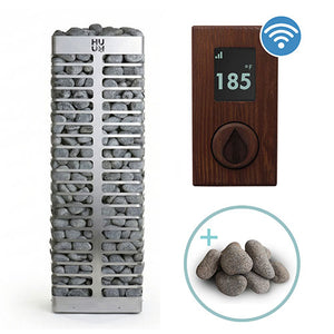 HUUM STEEL Series 10.5-kW Sauna Heater Package, Model 11STU 534-BDL-STEEL105STU