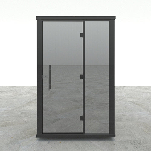 Haljas Hele Nano Up to 2 Person Outdoor Sauna House for Electric Heaters HNSTAE