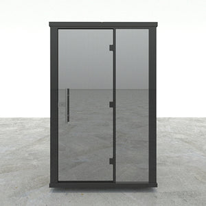 Haljas Hele Nano Up to 2 Person Outdoor Sauna House for Electric Heaters HNSTAE