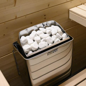 Harvia White Sauna Stones, Rounded, 5-10cm AC4000