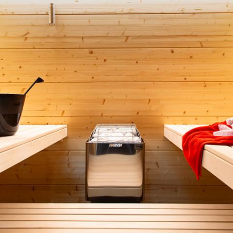 Harvia KIP30W Stainless Steel Kip Series 3kW Sauna Heater