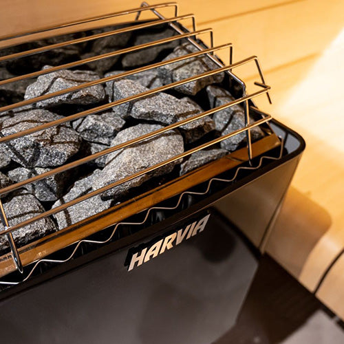 Harvia 6kW Black KIP60W KIP Series Sauna Heater JH60W2401M