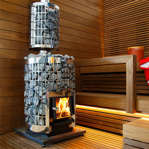 Harvia Cilindro 16 Cilindro Series 16kW Wood-Burning Sauna Stove WKPC16S