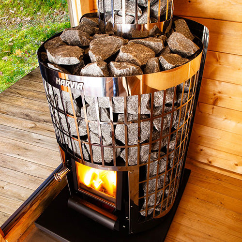 Harvia Cilindro 16 Cilindro Series 16kW Wood-Burning Sauna Stove WKPC16S