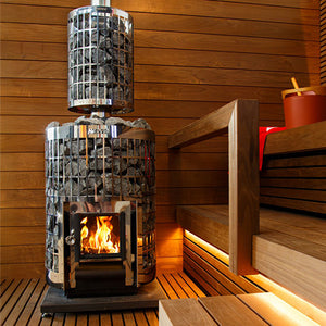 Harvia Cilindro 20 Cilindro Series 17kW Wood-Burning Sauna Stove WKPC20S