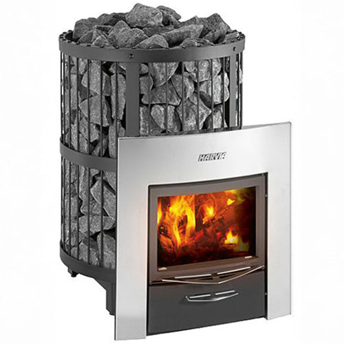 Harvia Legend 240 Duo Legend Series Sauna Wood-Burning Stove/Fireplace Combo WKLE20DUOM