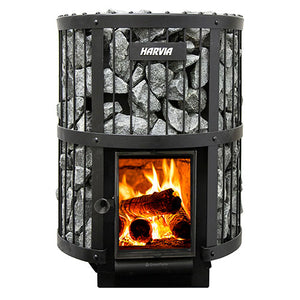 Harvia Legend 240 GreenFlame 15.9-kW Wood Sauna Stove WKLE20GM