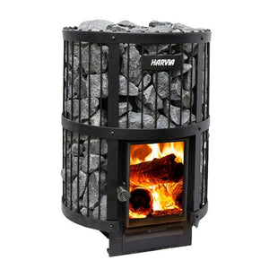 Harvia Legend 240 GreenFlame 15.9-kW Wood Sauna Stove WKLE20GM