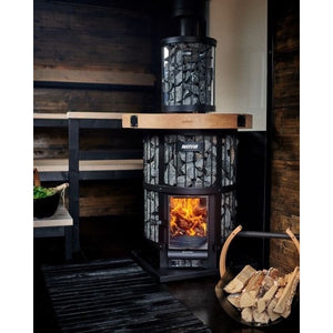 Harvia Legend 240 GreenFlame 15.9-kW Wood Sauna Stove WKLE20GM