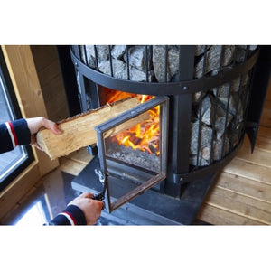 Harvia Legend 240 GreenFlame 15.9-kW Wood Sauna Stove WKLE20GM
