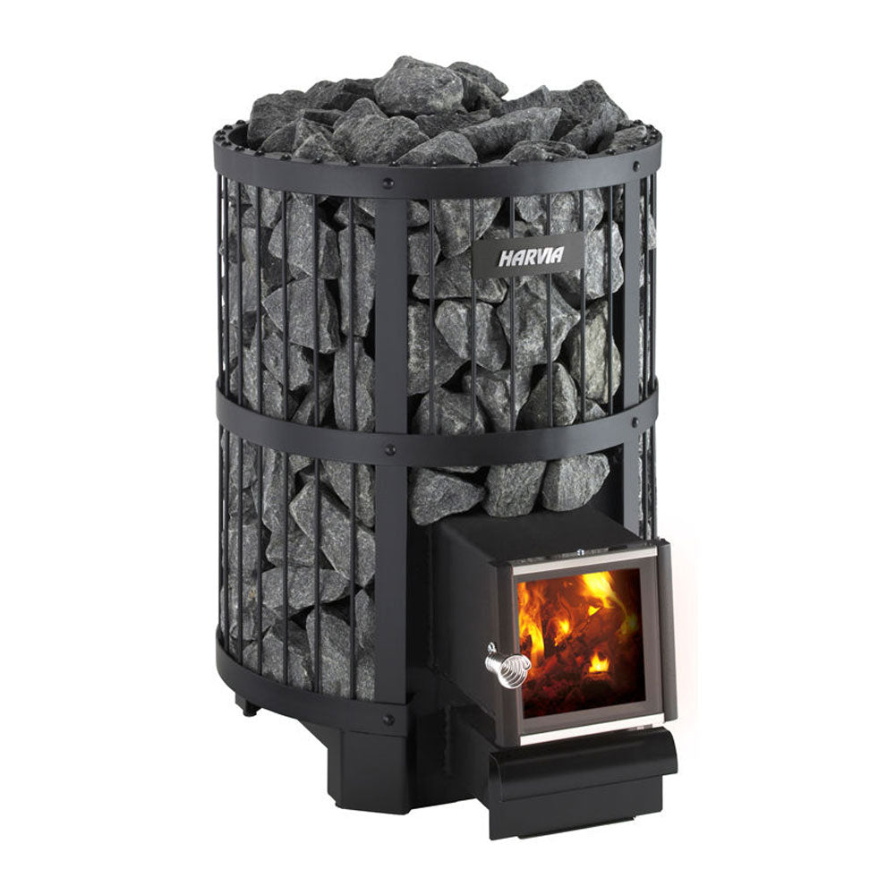 Harvia Legend 240 SL Legend Series 21kW Wood-Burning Sauna Stove with External Feed WKLE20SLM