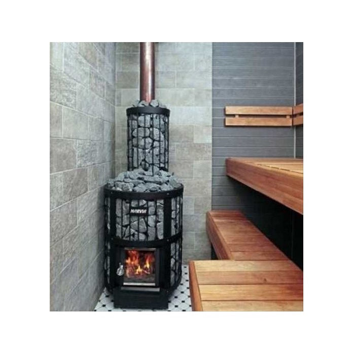 Harvia Legend 240 SL Legend Series 21kW Wood-Burning Sauna Stove with External Feed WKLE20SLM