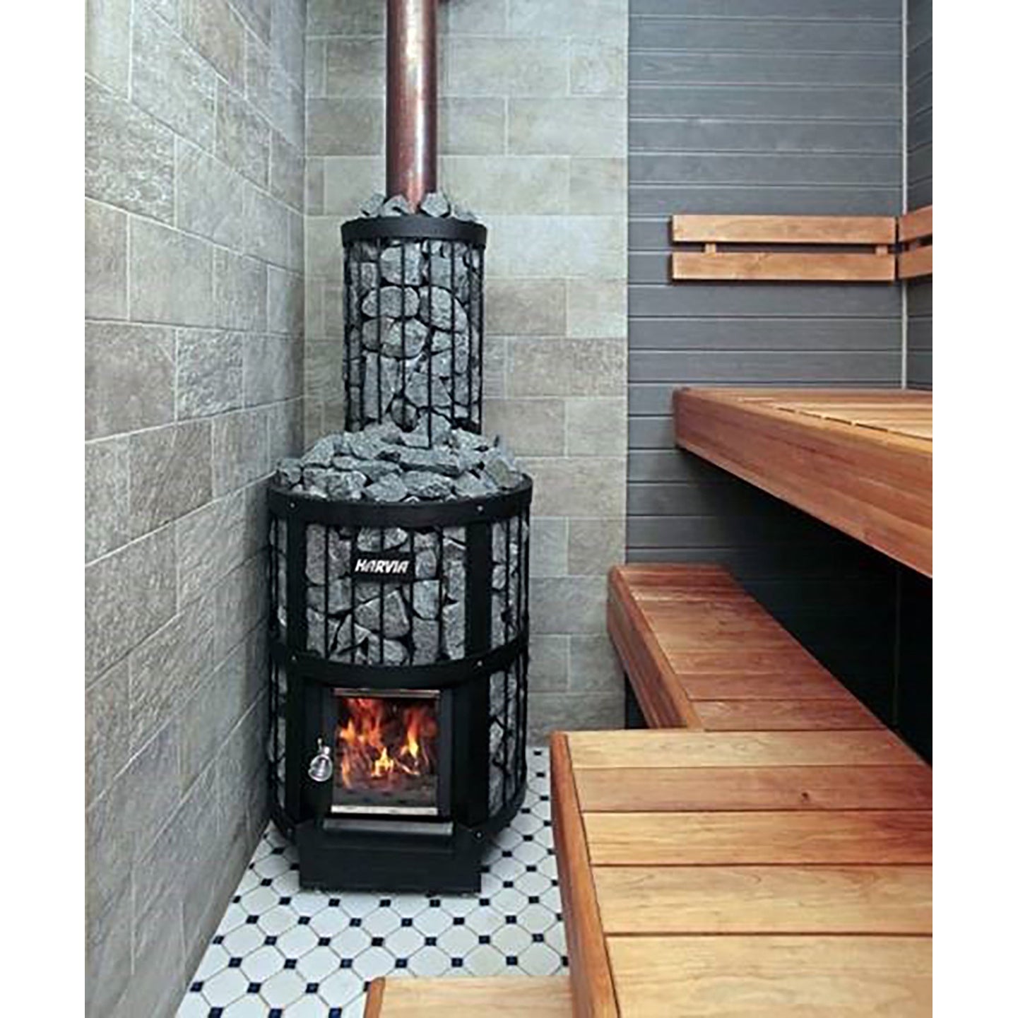 Harvia Legend 300 Legend Series 23.5kW Wood Sauna Stove WKLE36M