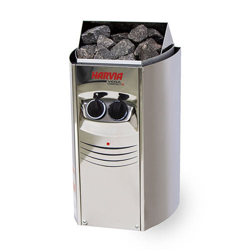 Harvia Vega Series 3.5-kW Sauna Heater Package with Built-In Controls, Model BC35 129319