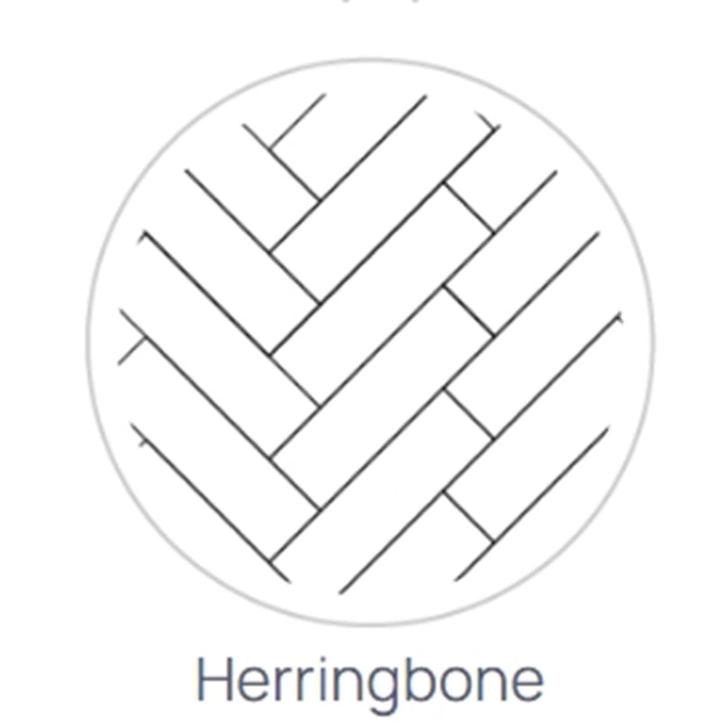 Avora Bath Herringbone Tile White Acrylic Alcove Shower System with Black Grout Lines 60"W x 36"D 6036LTAV6036HESWBSW