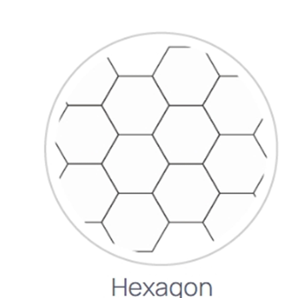 Avora Bath Hexagon Tile White Acrylic Alcove Shower Walls 60"W x 36"D x 96"H AV6036HexW