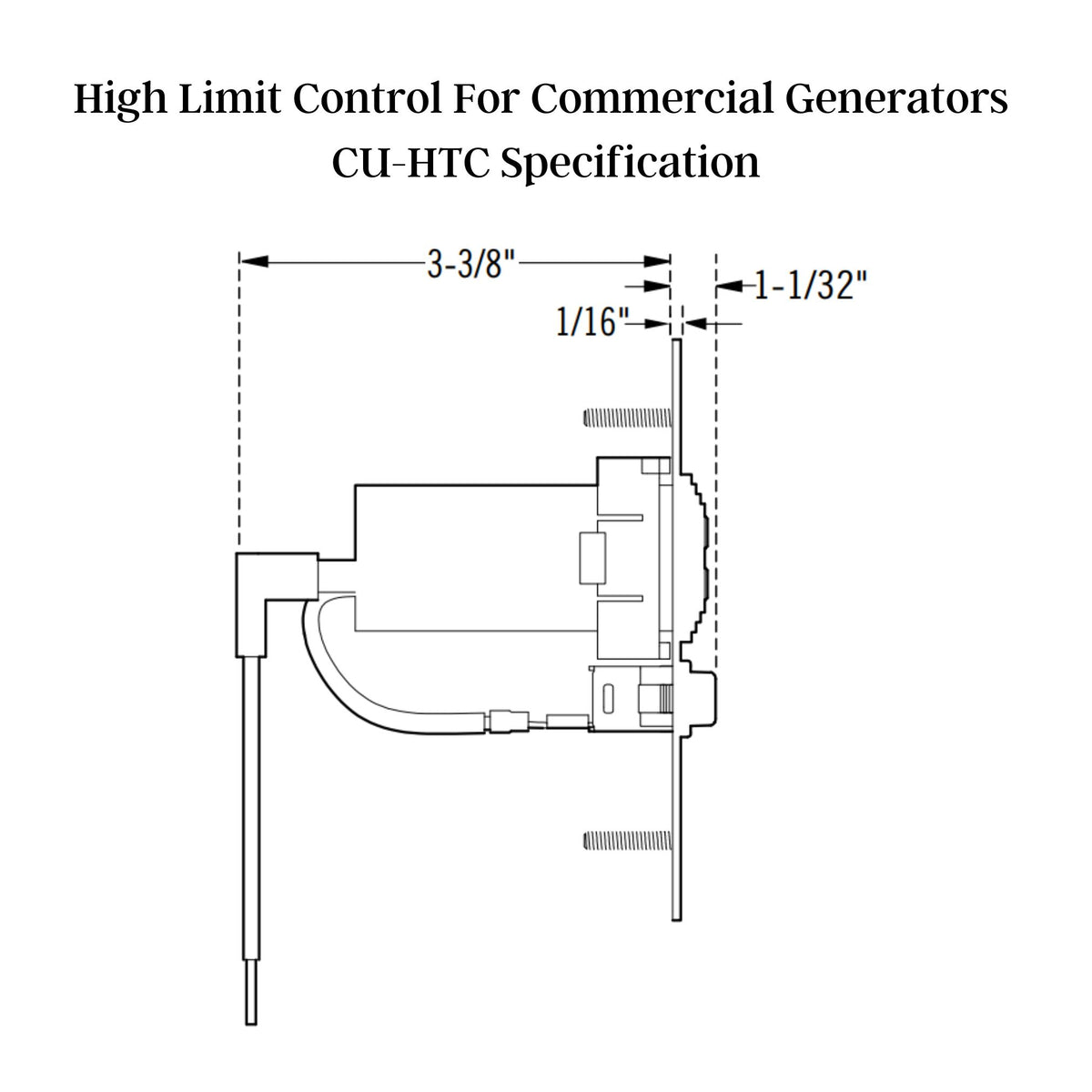 Mr. Steam High Limit Control For Commercial Generators CU-HTC