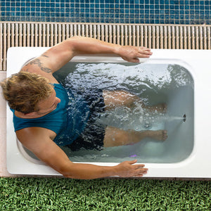 Anzzi Iroquois 67 in. 1-Person Mono-Jet All-in-One Cold Plunge Ice Bath/Hot Tub with Built-in Chiller/Heater in Chestnut CP-CH6732N