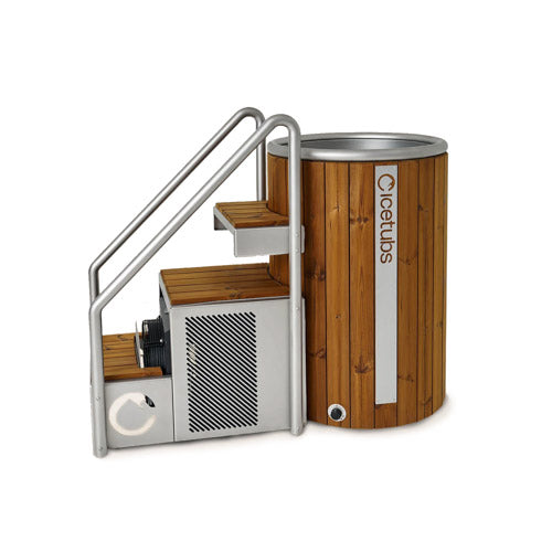 Icetubs IceBarrel Immersion Tub, Thermowood & Stainless Cold Plunge 129674