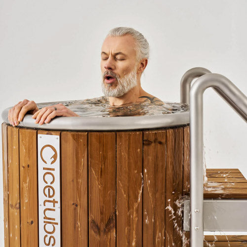 Icetubs IceBarrel Immersion Tub, Thermowood & Stainless Cold Plunge 129674
