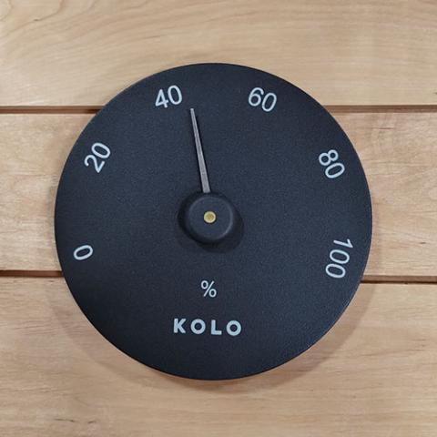 KOLO Round Black Hygrometer 29024