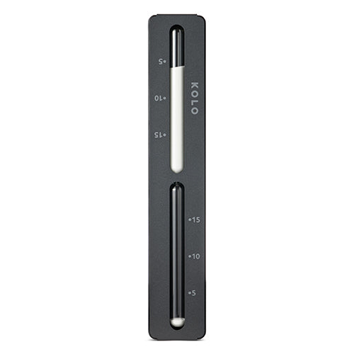 Kolo Sauna Sand Timer, Black Bamboo and Aluminum with White Sand