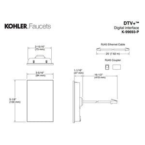 Kohler DTV+ Digital Interface 99693-P-NA