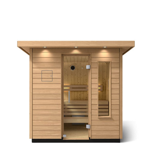 Kohler C2 Outdoor Sauna Kit, Douglas Fir, Up to 6 People