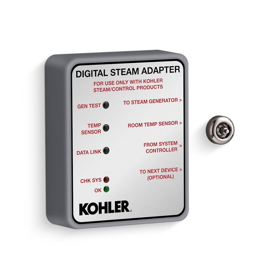Kohler K-32311 Invigoration Series Digital Steam Adapter
