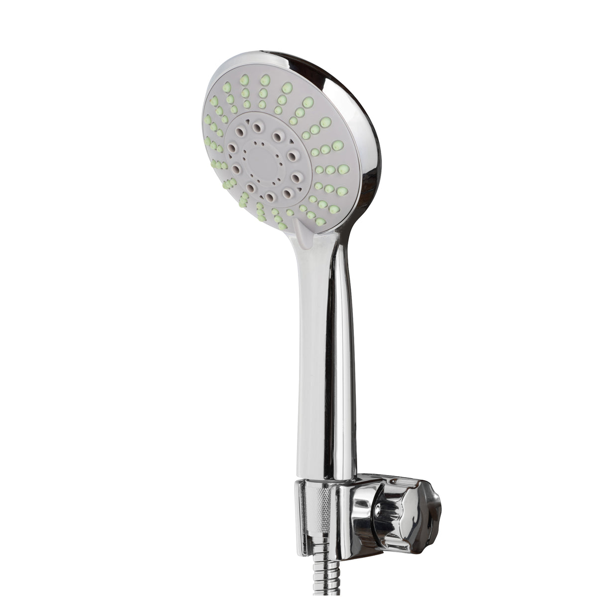 PULSE ShowerSpas Lahaina 9.5-in ShowerSpa with 8-Multi-function Body Jets Multi-function Handshower and Tub Spout Seafoam Glass and Chrome 1030