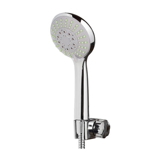 PULSE ShowerSpas Lahaina 9.5-in ShowerSpa with 8-Multi-function Body Jets Multi-function Handshower and Tub Spout Seafoam Glass and Chrome 1030