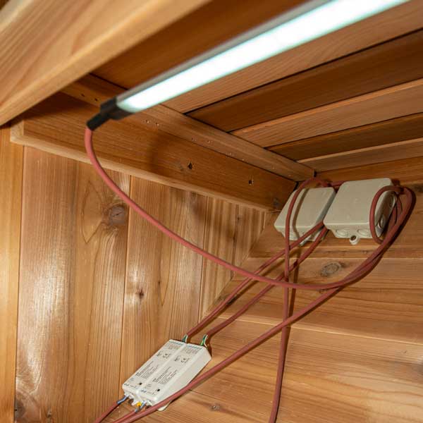 Leisurecraft Saunalumin Double Bench Set 720718