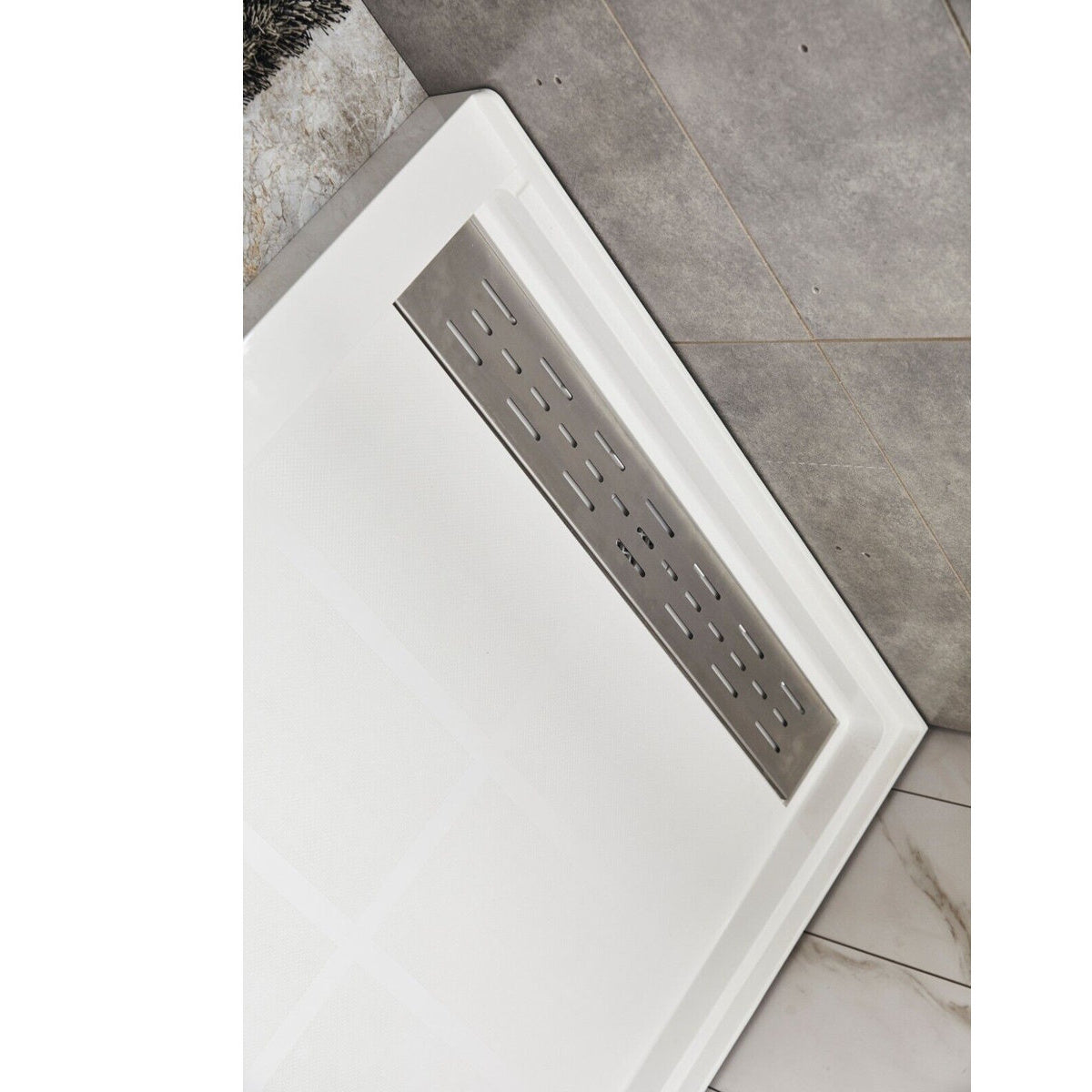 Avora Bath Low Step 60'' W x 30'' D Euro Trench Shower Base