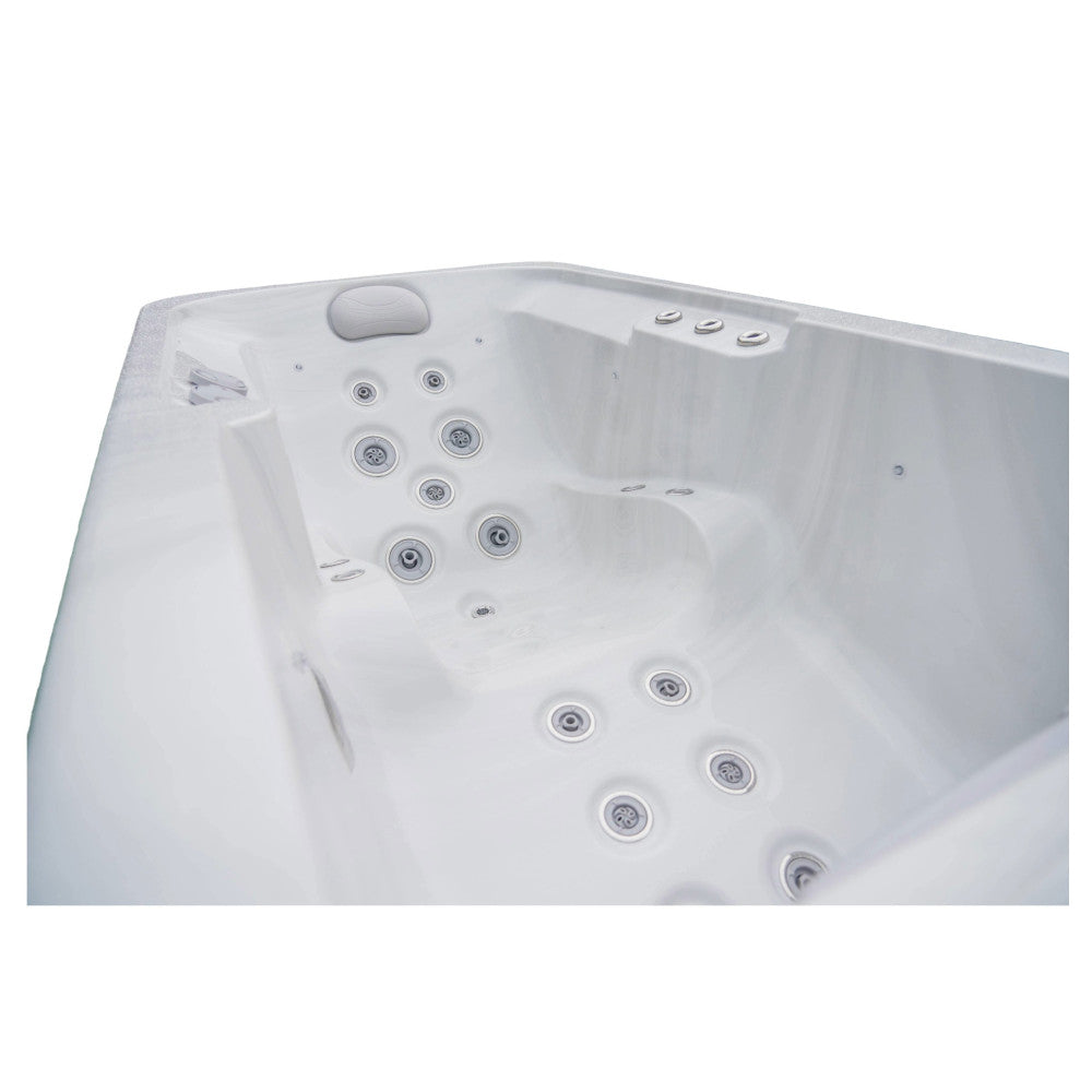 Luxury Spas Lacey 1-Person 120V/240V Hybrid Plug N Play Hot Tub WS-7107PP