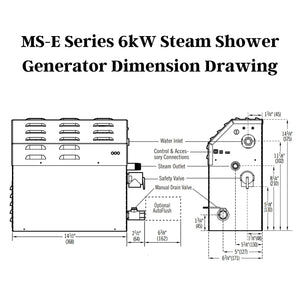 Mr. Steam 6kW MS-E Series Steam Shower Generator MS150E