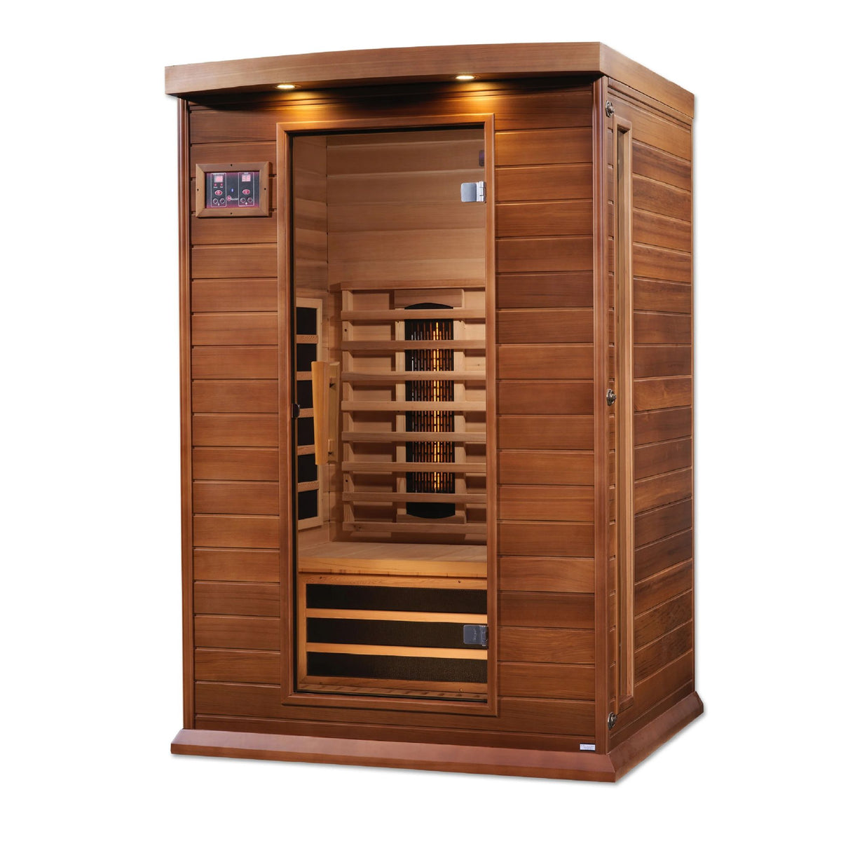Maxxus 2-Person Full Spectrum Near Zero EMF (Under 2MG) FAR Infrared Sauna (Canadian Red Cedar) MX-M206-01-FS CED
