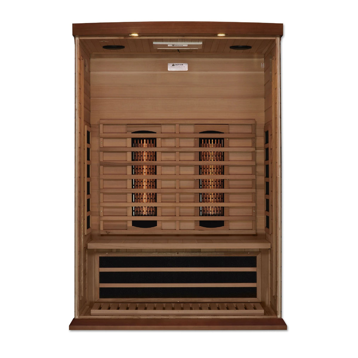 Maxxus 2-Person Full Spectrum Near Zero EMF (Under 2MG) FAR Infrared Sauna (Canadian Red Cedar) MX-M206-01-FS CED