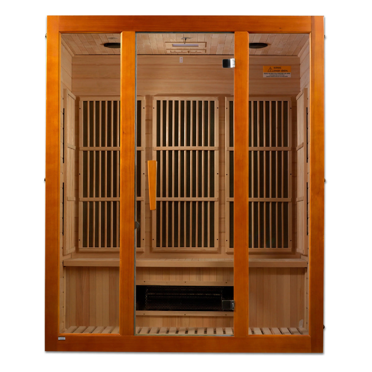 Maxxus Alpine Dual Tech 3 person Low EMF FAR Infrared Sauna Canadian Hemlock MX-J306-02S