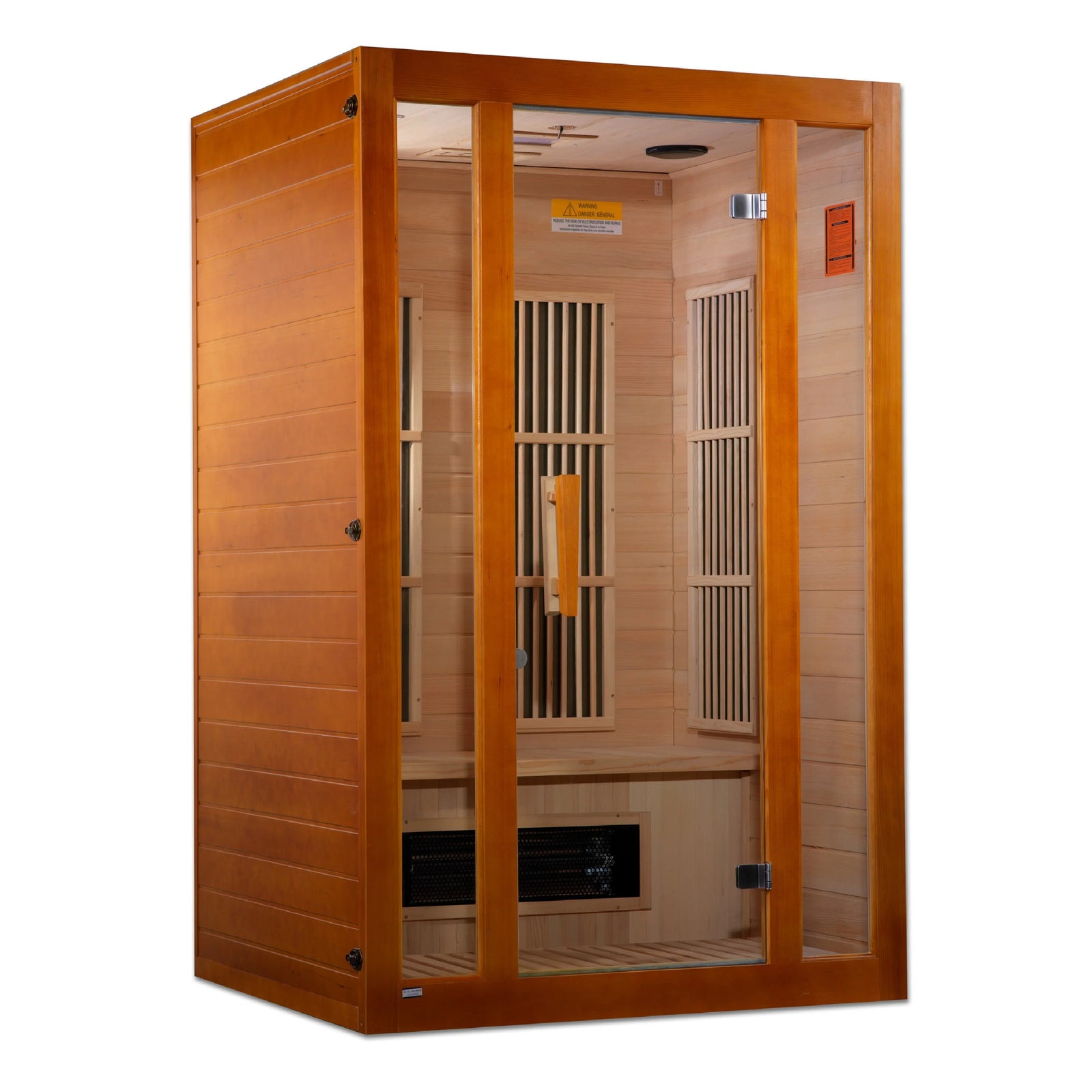 Maxxus Aspen Dual Tech 2 person Low EMF FAR Infrared Sauna Canadian Hemlock MX-J206-02S