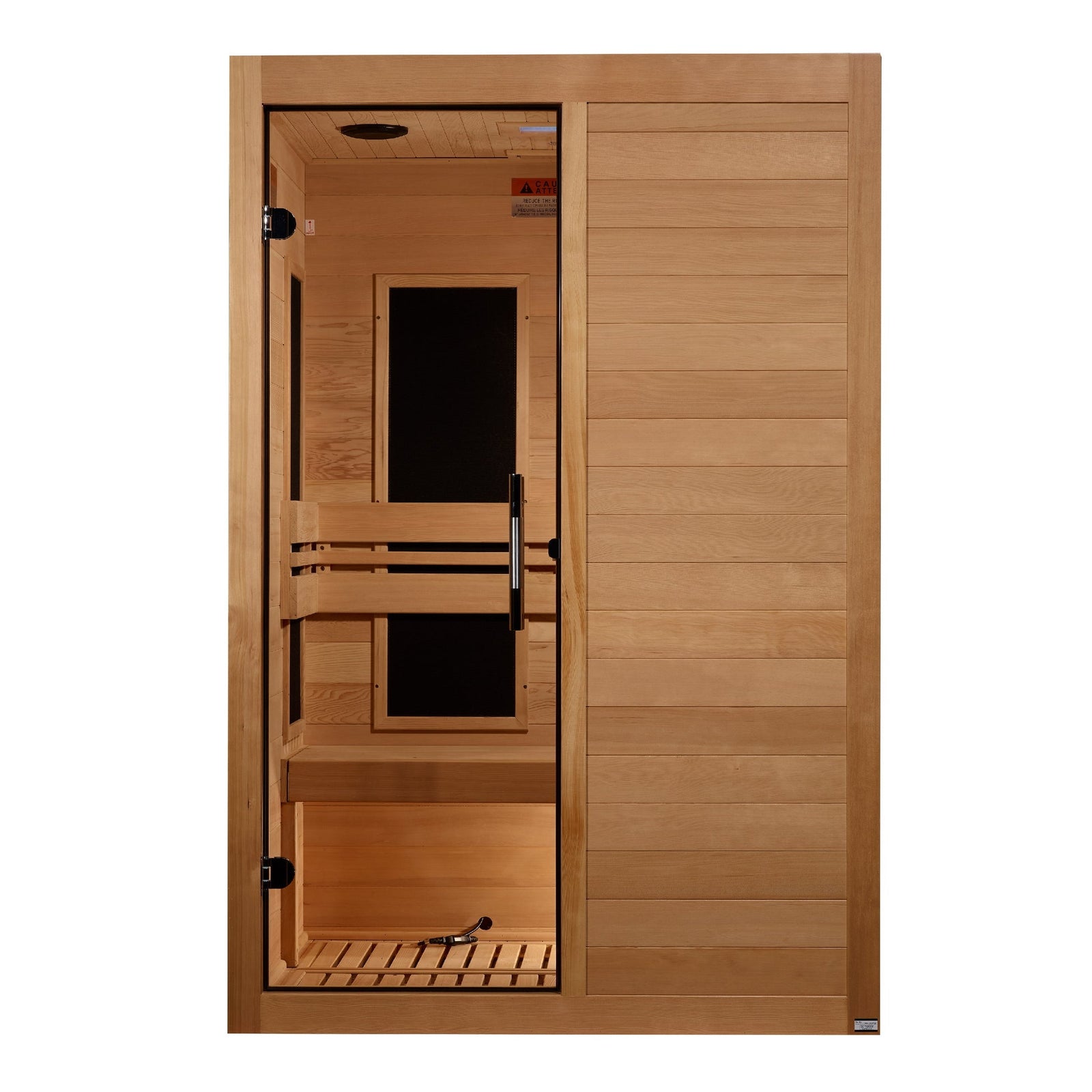 Maxxus S-Line Yoga 2-Person Low EMF (Between 5-10MG) FAR Infrared Sauna (Canadian Hemlock) MX-S206-01