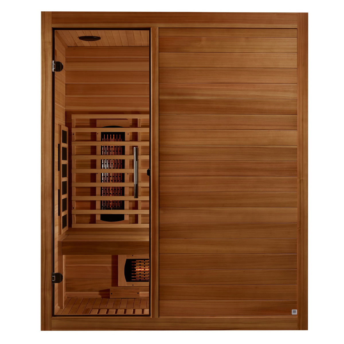 Maxxus S-Line Yoga 3-Person Full Spectrum Near Zero EMF (Under 3MG) FAR Infrared Sauna (Canadian Hemlock) MX-S306-01-FS-PC